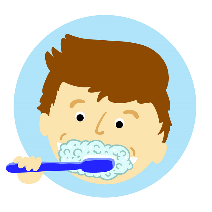 An animated boy brushing his teeth - Mississauga Dentist - Bristol Dental