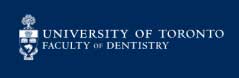 Logo of the University of Toronto Faculty of Dentistry